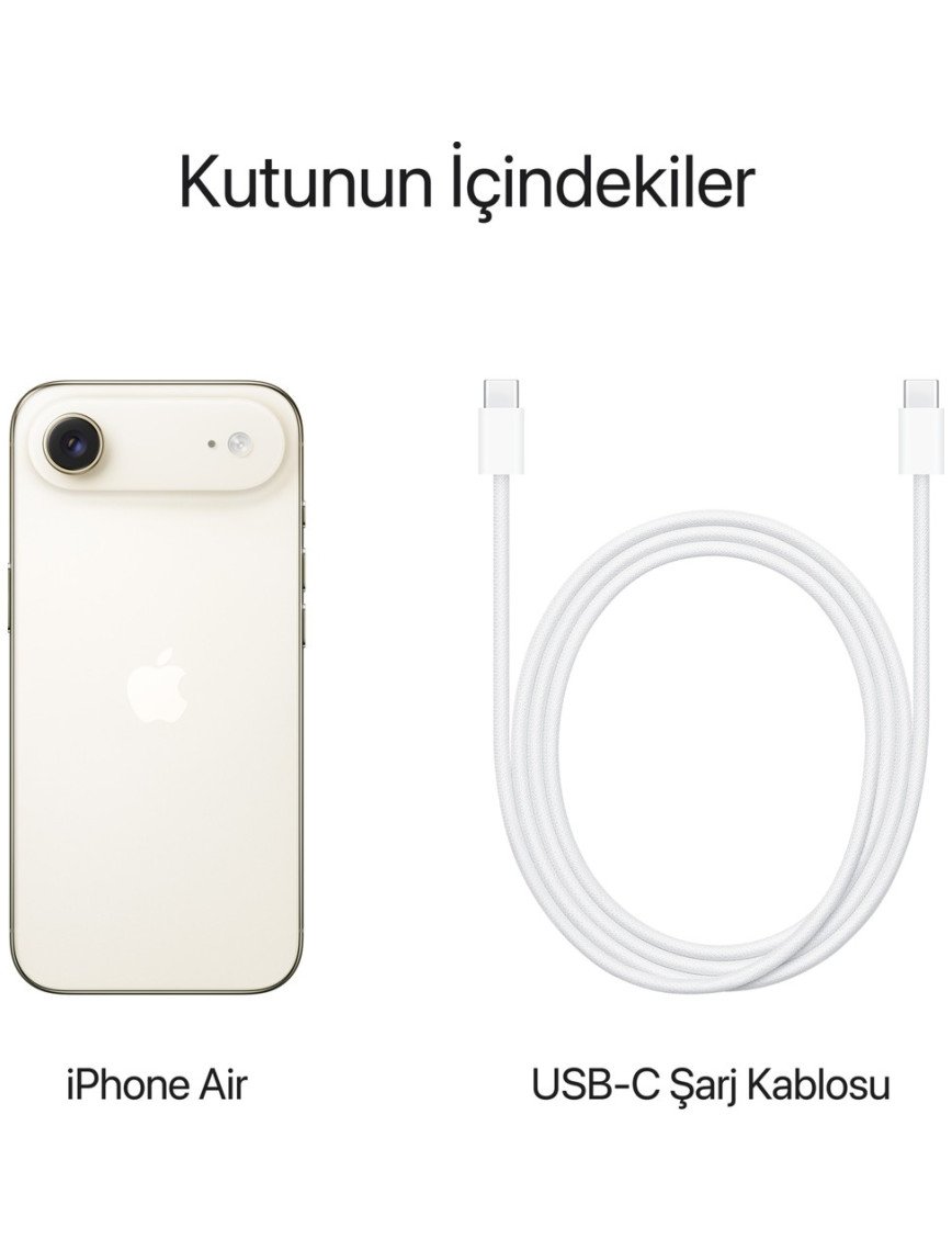 Apple iPhone Air 512 GB Uçuk Altın Rengi